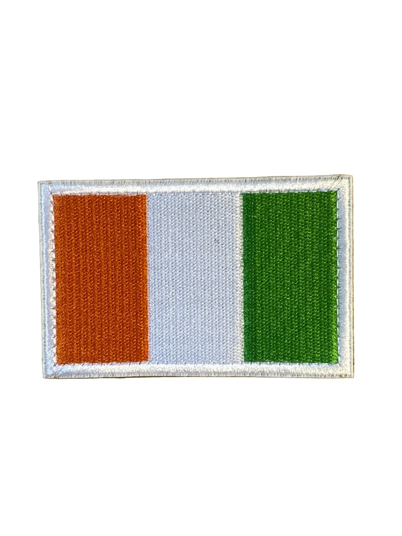 Ireland Flag Embroidered Patch with Velcro backing