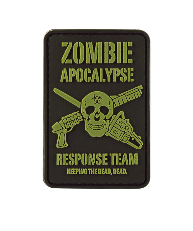 "Zombie Apocalypse Response Team" PVC Morale Patch with Velcro backing