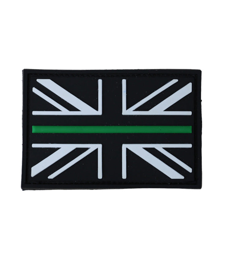 "Thin GreenLine" PVC Morale Patch with Velcro backing