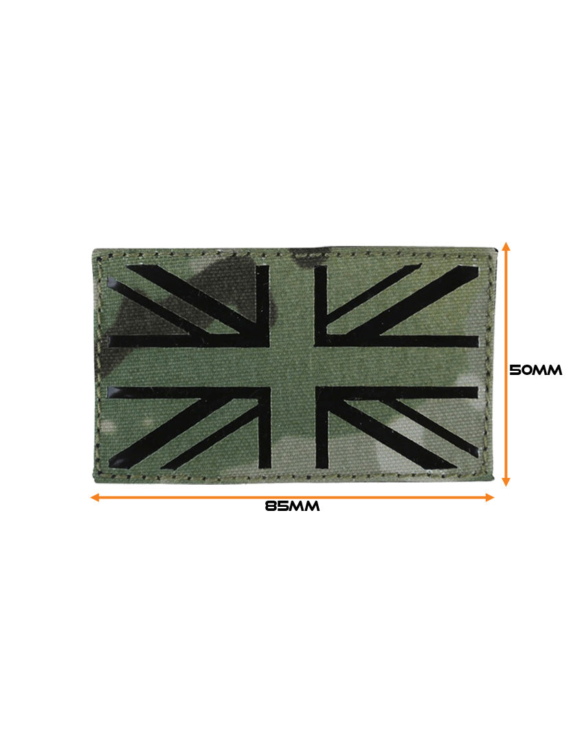 MTP Union Jack Flag Laser Cut Morale Patch with Velcro backing